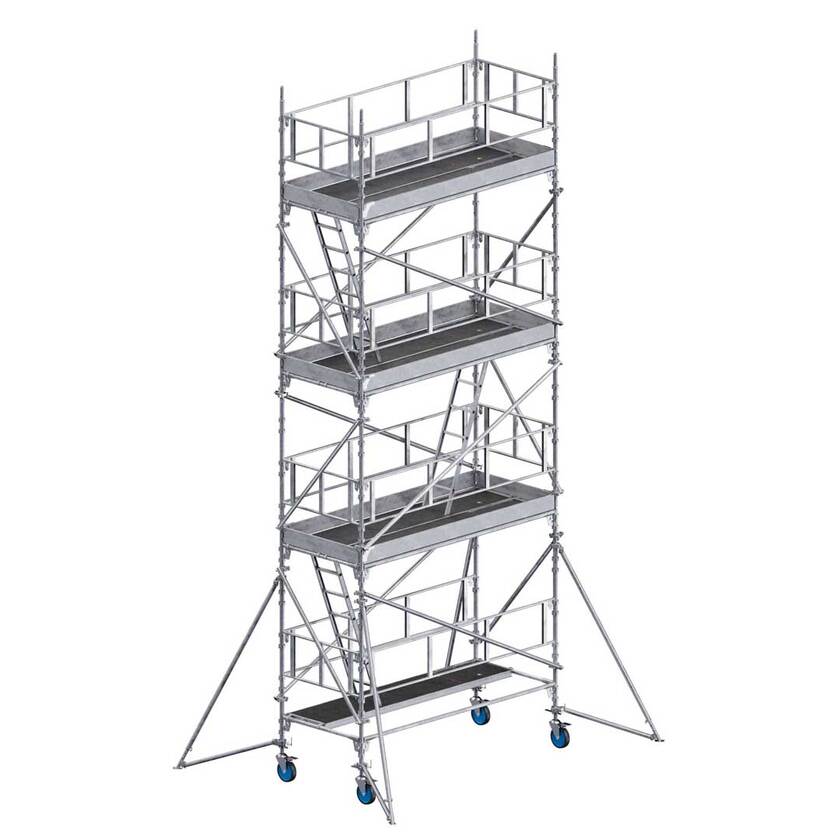 Rullestillads 3,0x1,25x6,7 ALU