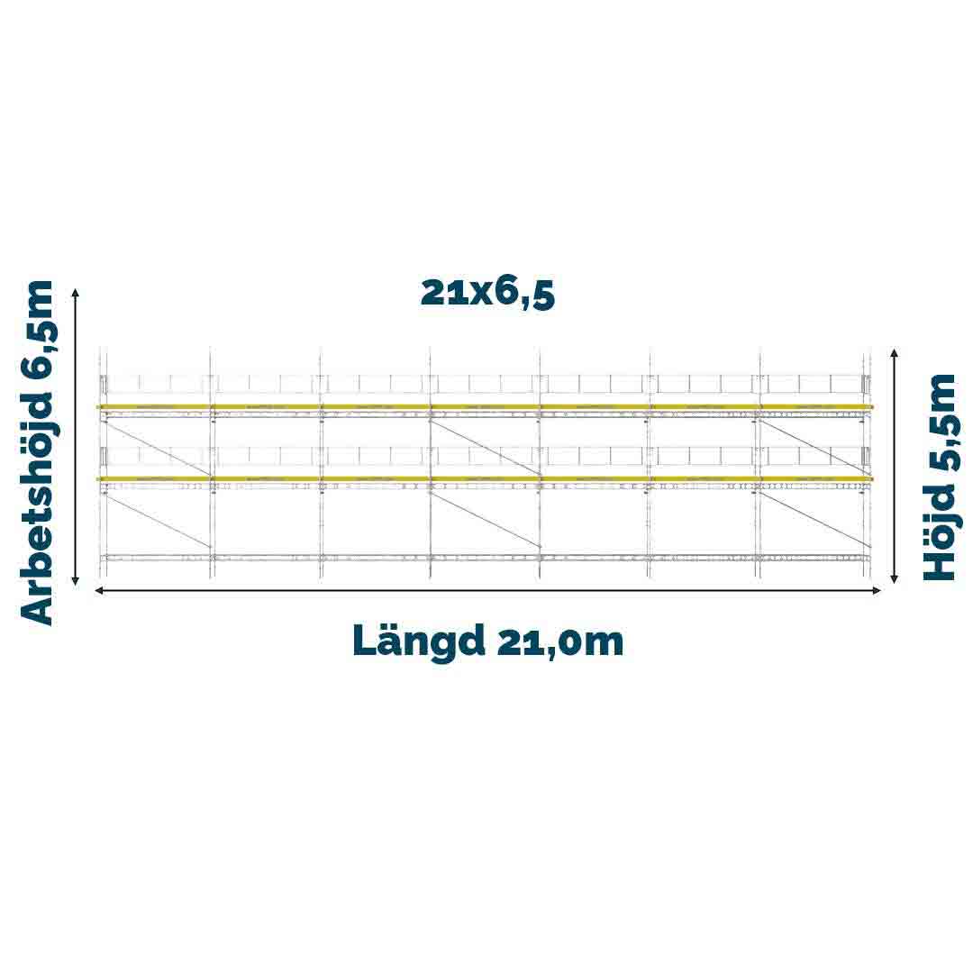 Murerstillads traller 1655 stål