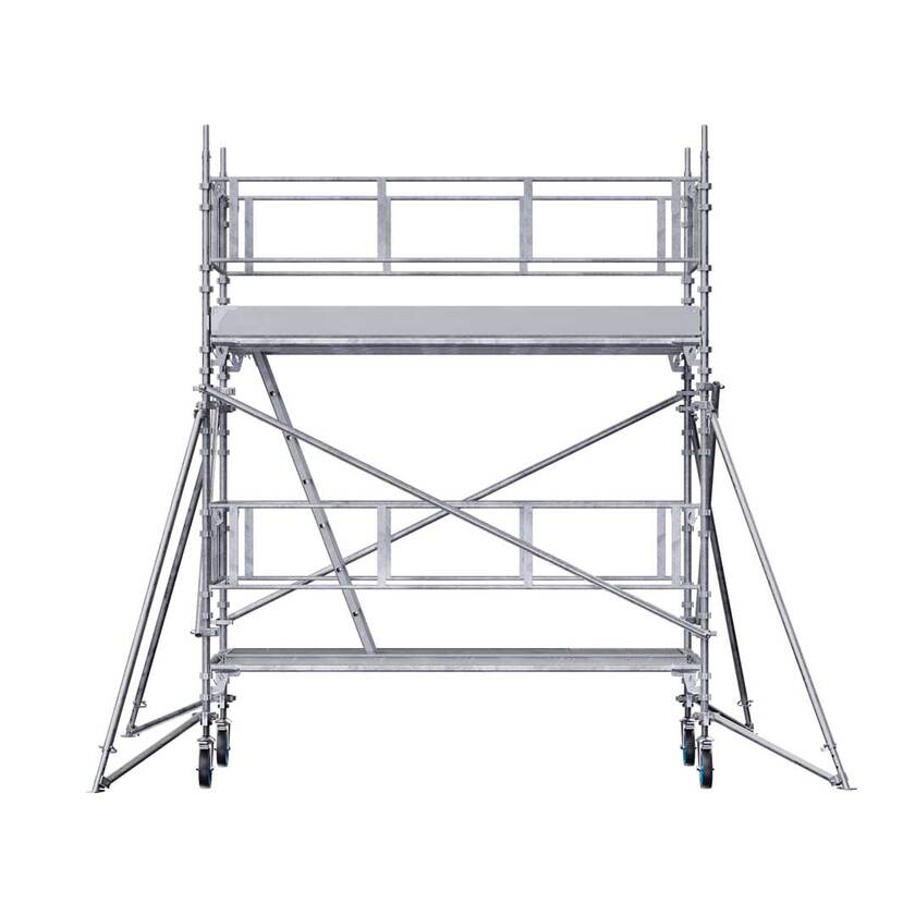 Rullestillads 3,0x1,25x2,7 Stål