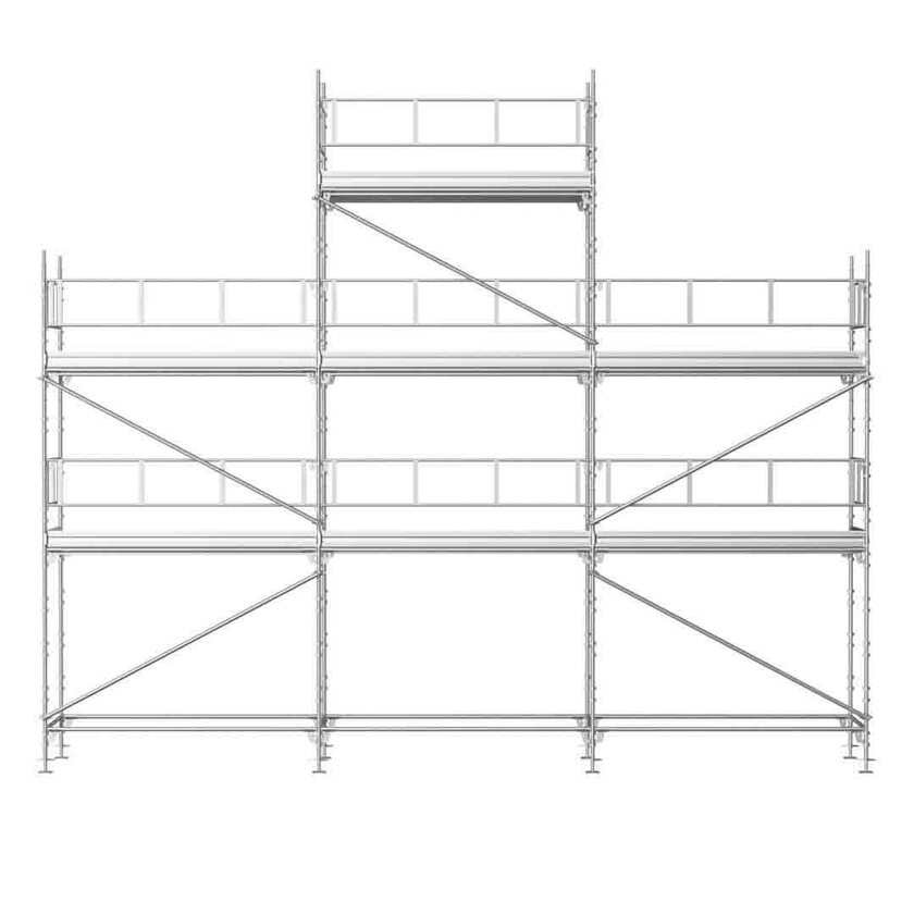 Murerstillads 9x6,5/8,5 stål