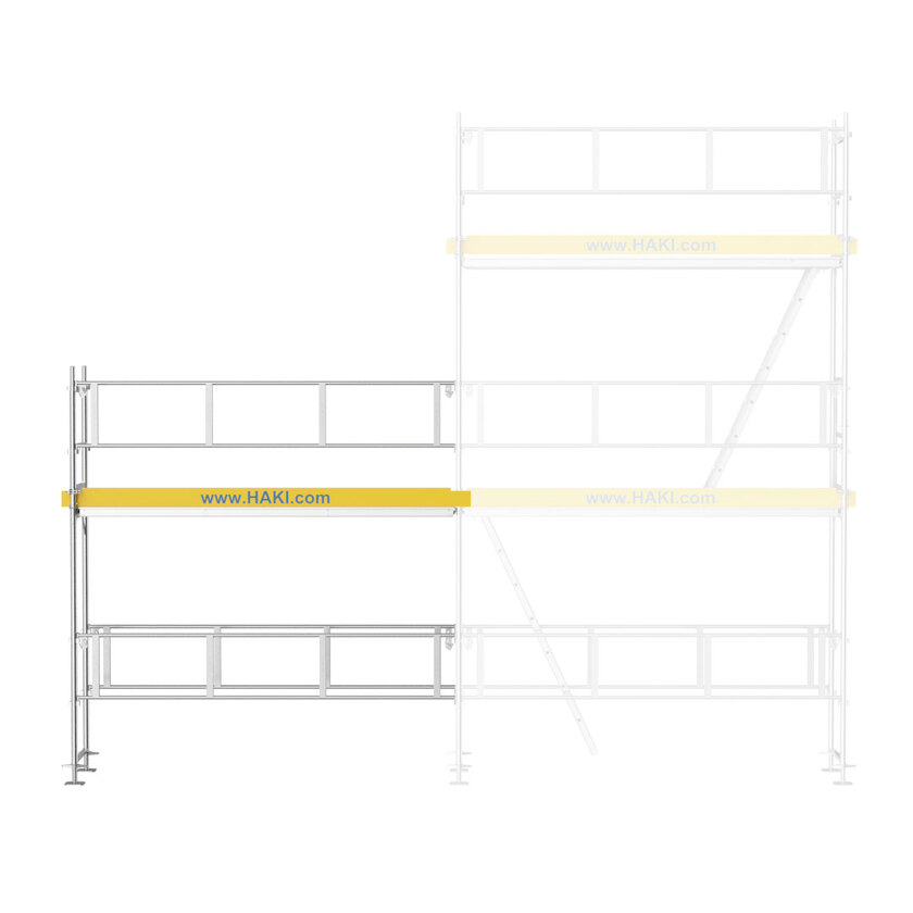 Ramme tilbygningspakke bund 3x4,5m ALU