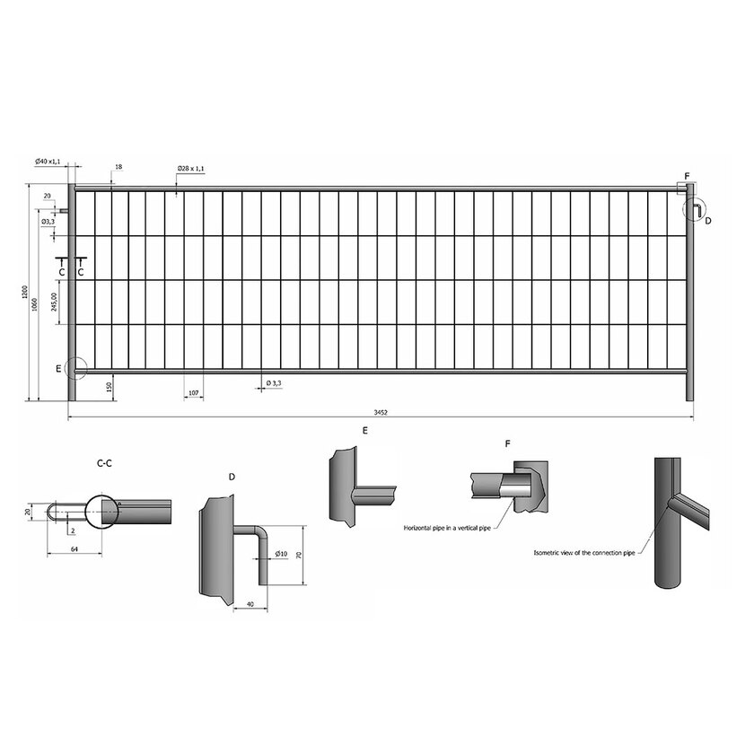 Hegn HMF Business 3,5x1,2m