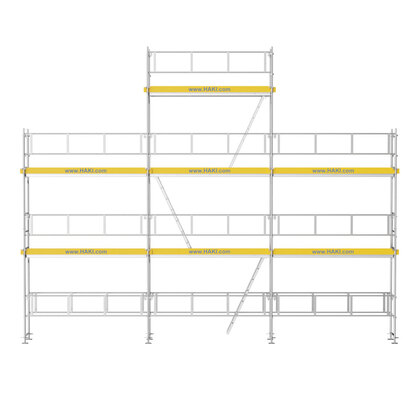 Rammestillads 9x6,5/8,5m ALU