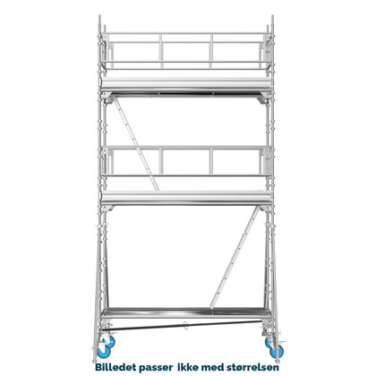 Rullestillads 3,0x1,25x8,7 Stål