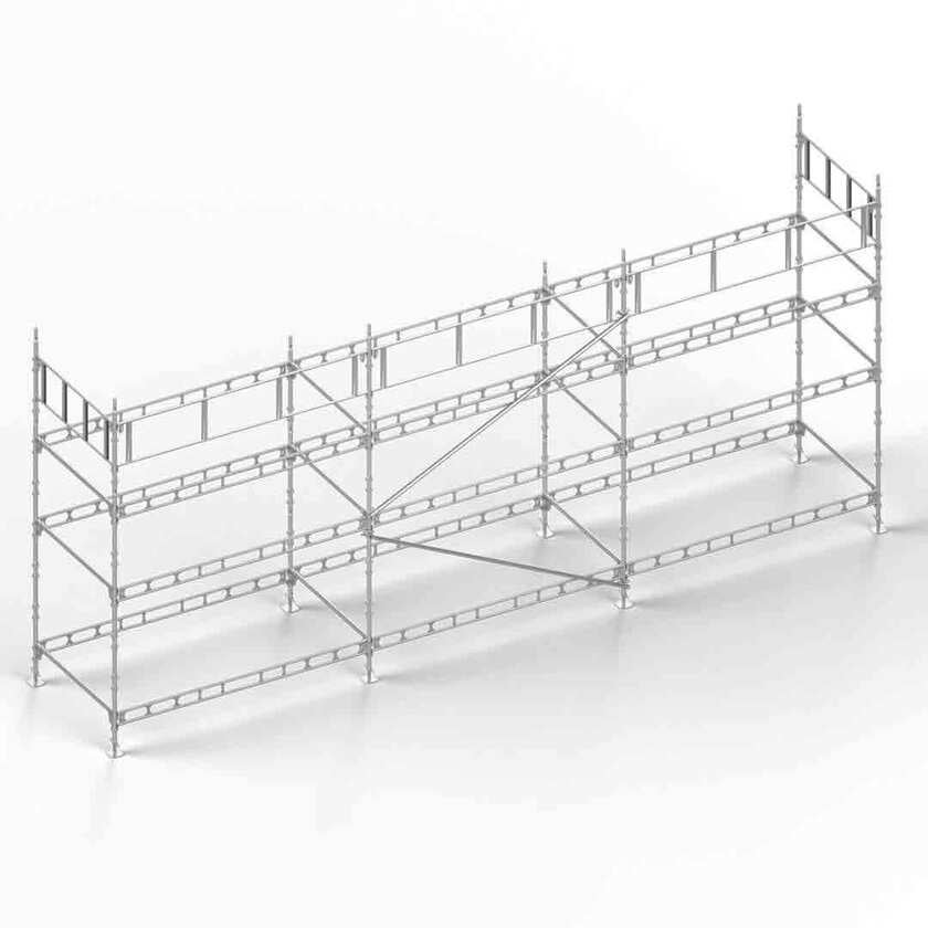 Murerstillads 4x9m. ALU tralle