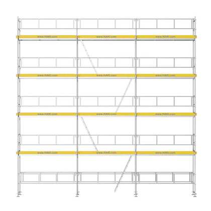 Rammestillads 9x10,5m ALU