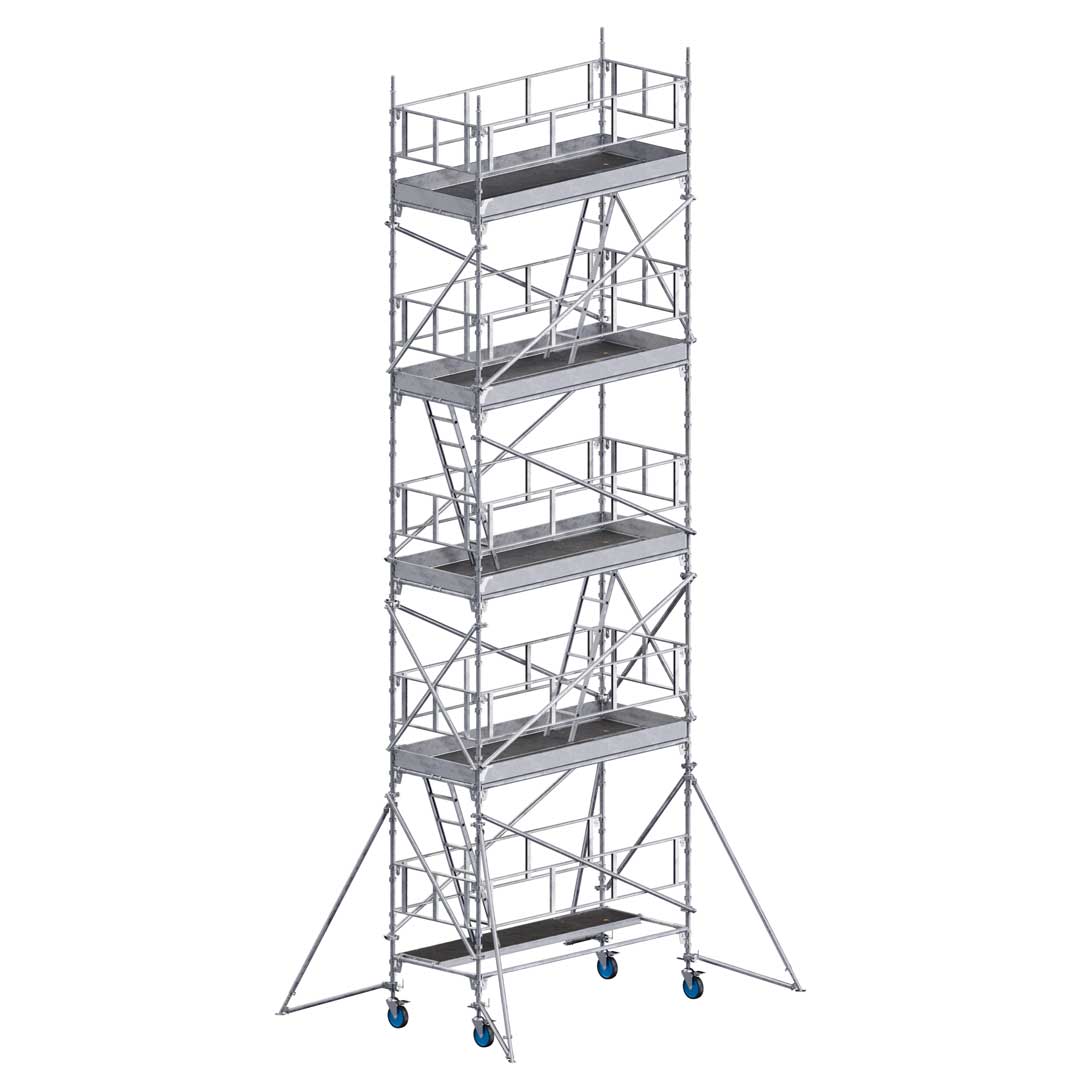 Rullestillads 3,0x1,25x8,7 Stål