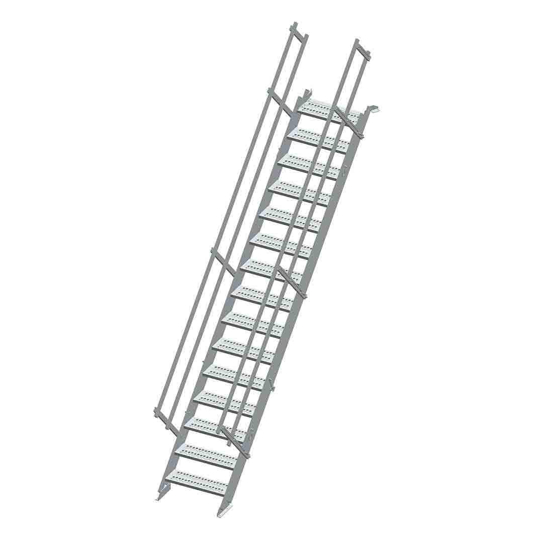 15-trins alutrappe