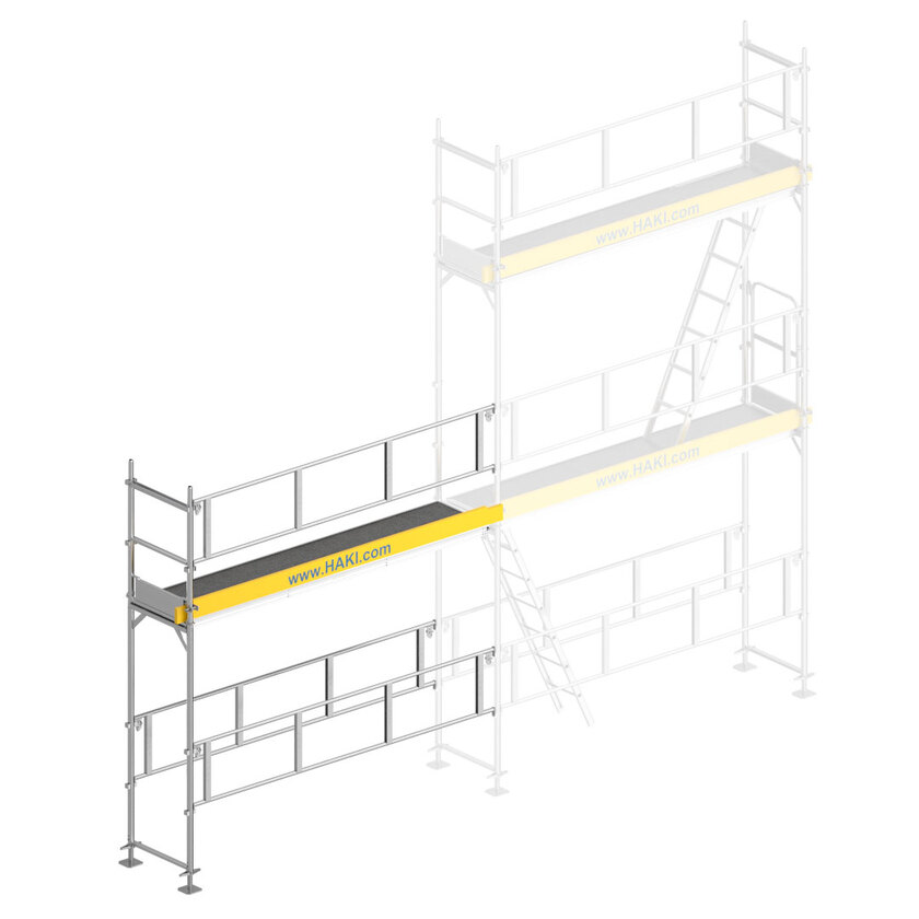 Ramme tilbygningspakke bund 3x4,5m ALU