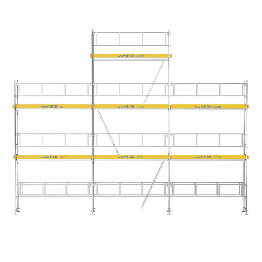 Rammestillads 9x6,5/8,5m ALU